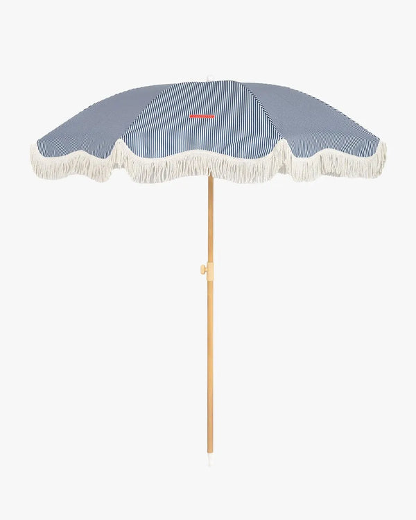 Fine-striped outdoor umbrella - CAPRI