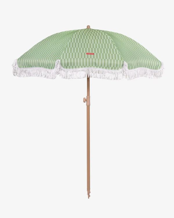 Outdoor green parasol - CARAMEL