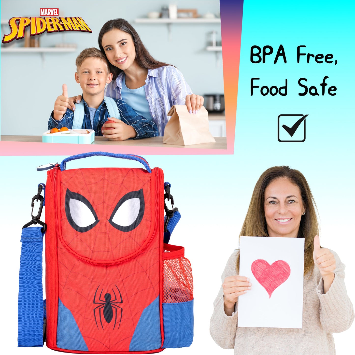 Spider-Man Sac repas 3D