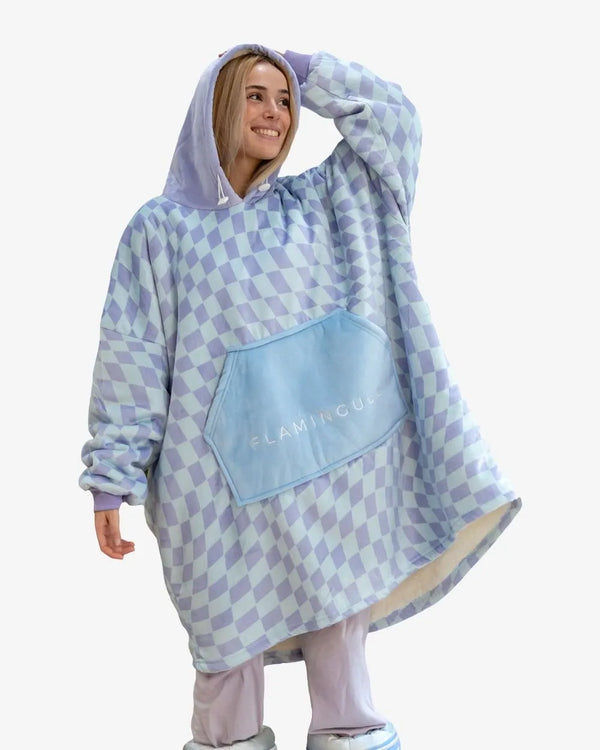 Plaid Blanket Sweatshirt - MAX