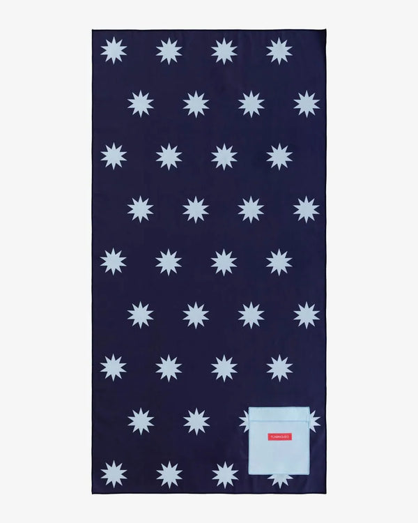 Children's blue beach towel - CARINA