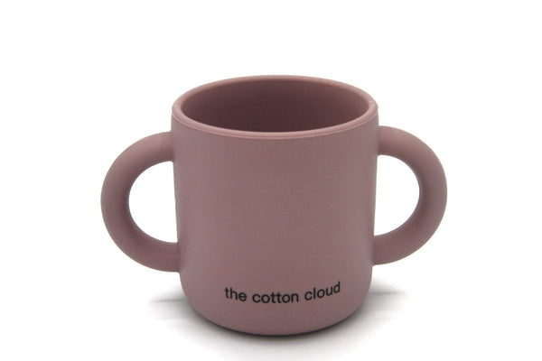 Trinklernbecher aus Silikon Dusty Mauve