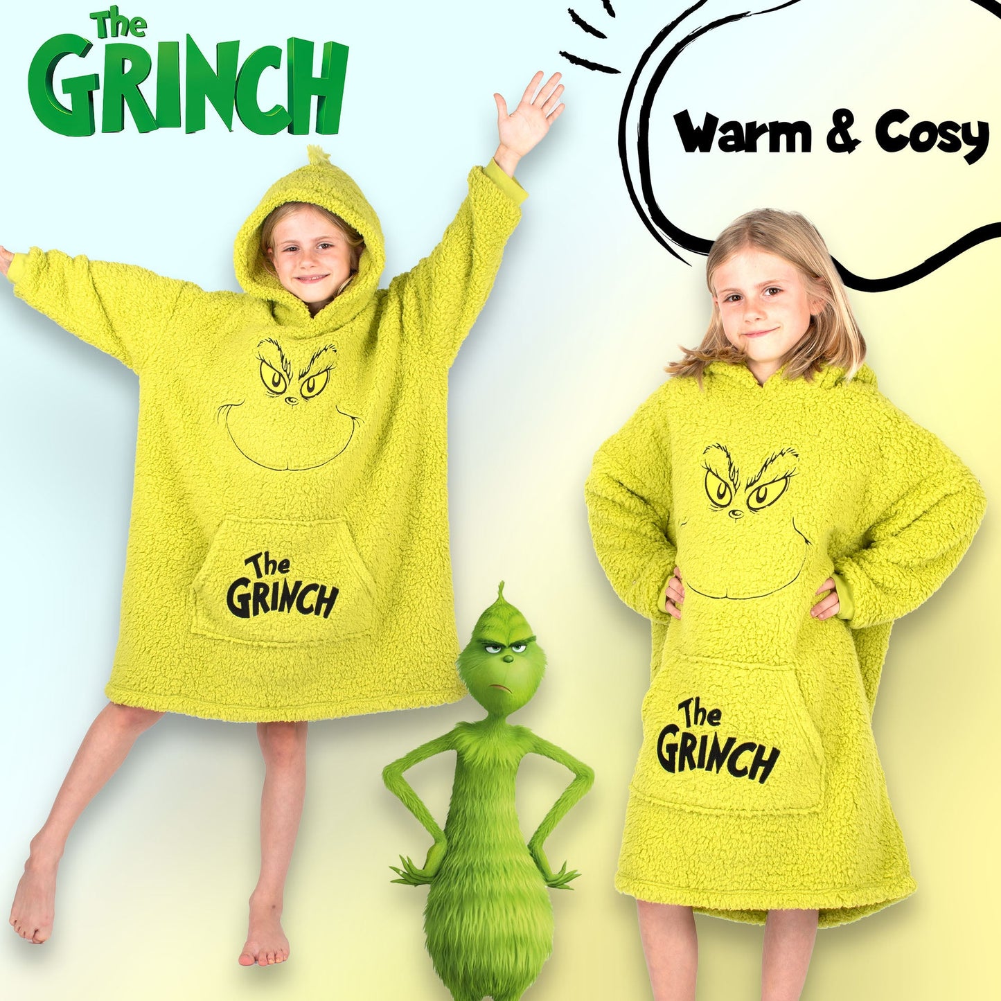 The Grinch Oversized Couverture Sweat à capuche