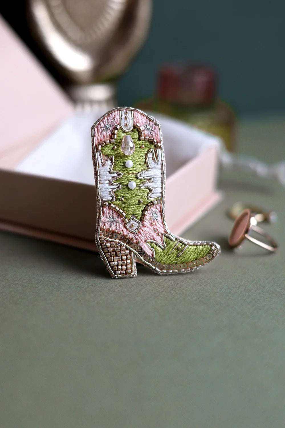 Cowboy boot - Brooch