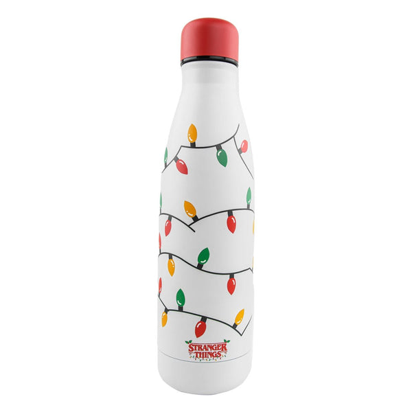 Geïsoleerde fles met Stranger Things-thema - Kerstverlichting