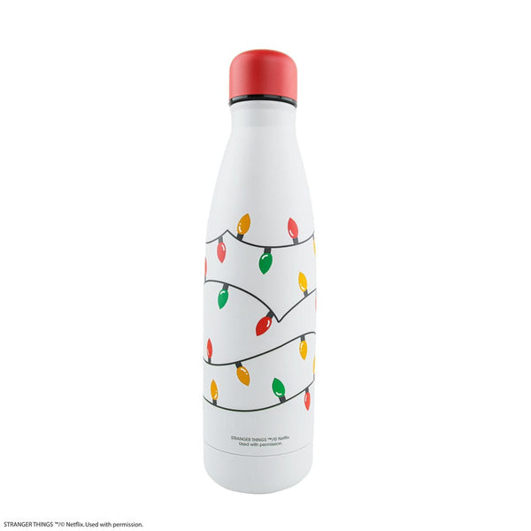 Geïsoleerde fles met Stranger Things-thema - Kerstverlichting