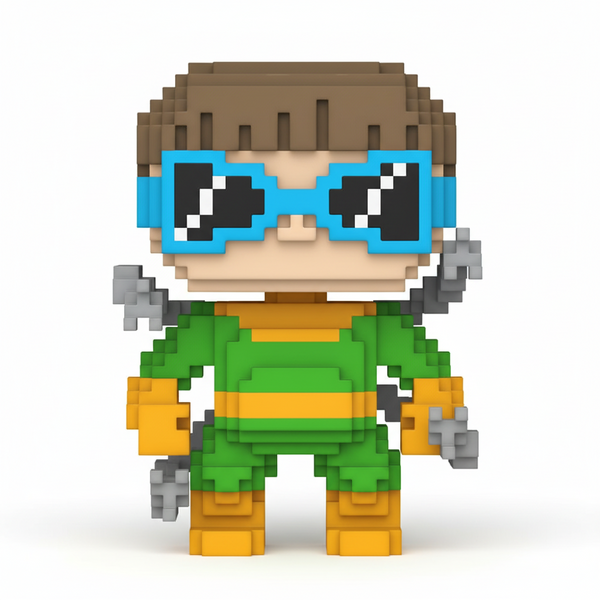 Funko Pop! Docteur Octopus (8-Bit) – Spider‑Man