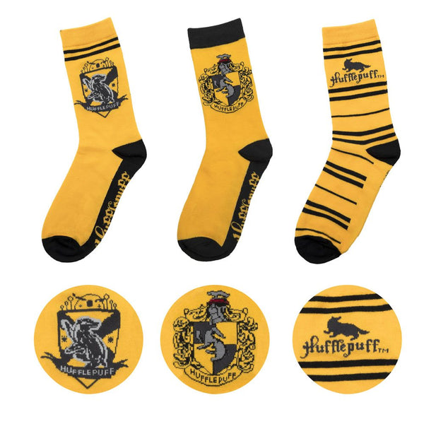 Harry Potter 3 Pack Socks - Hufflepuff