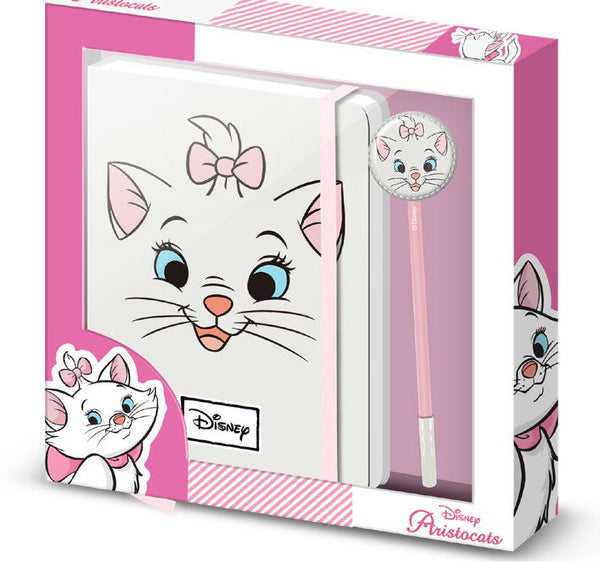 The Aristocats notebook with pen - Marie
