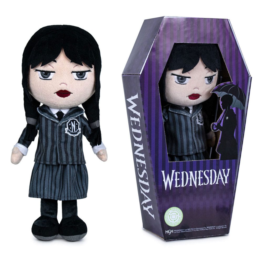 Wednesday Plush with Coffin