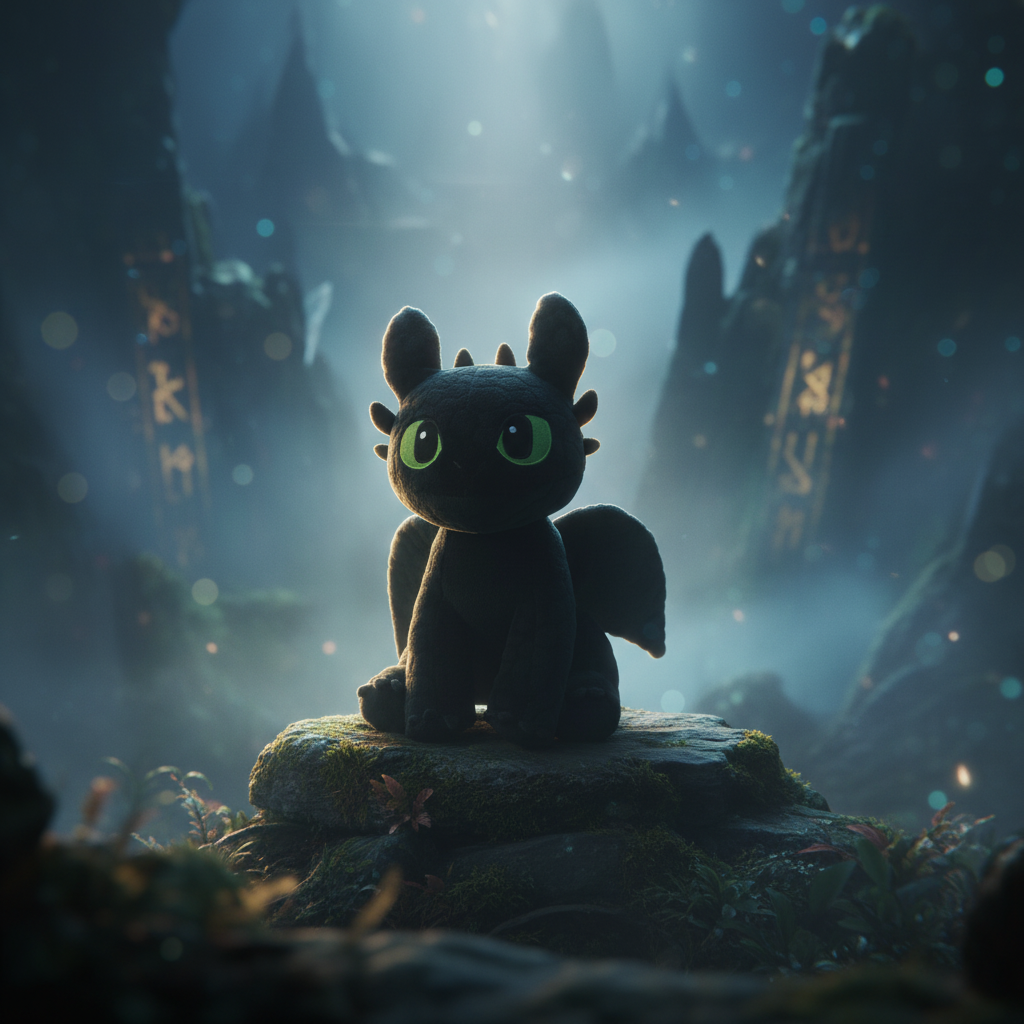 Peluche Dragons - Krokmou Value Version