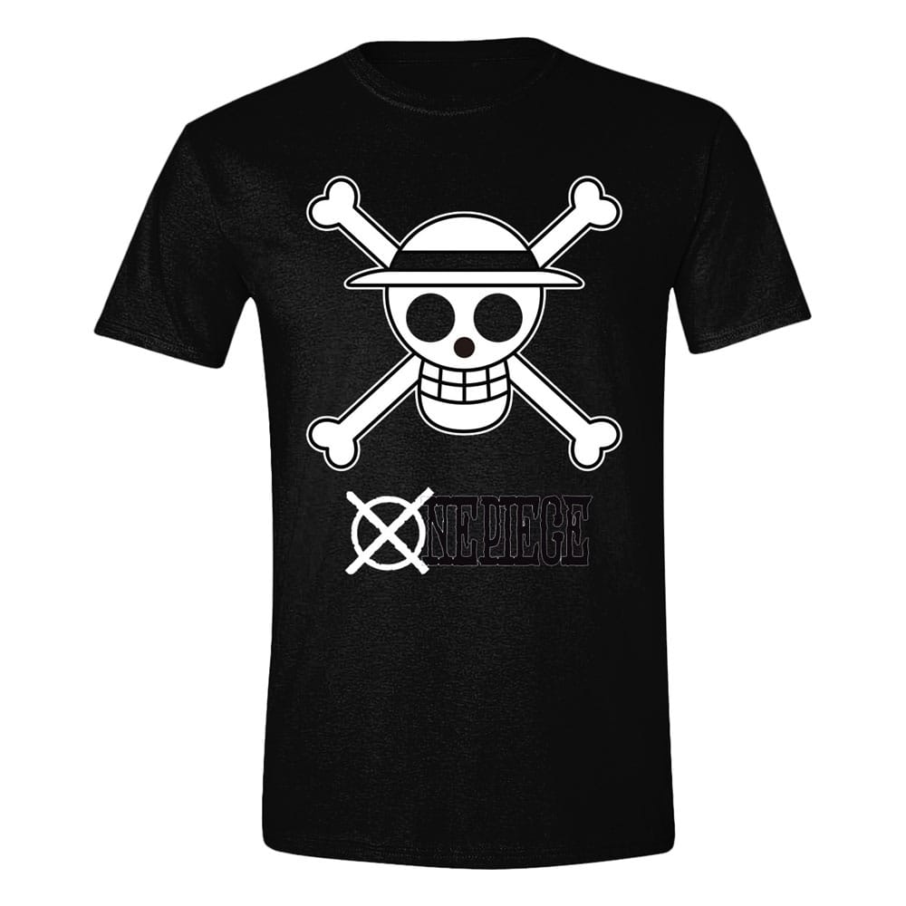 One Piece Tee-Shirt - Skull Black & White