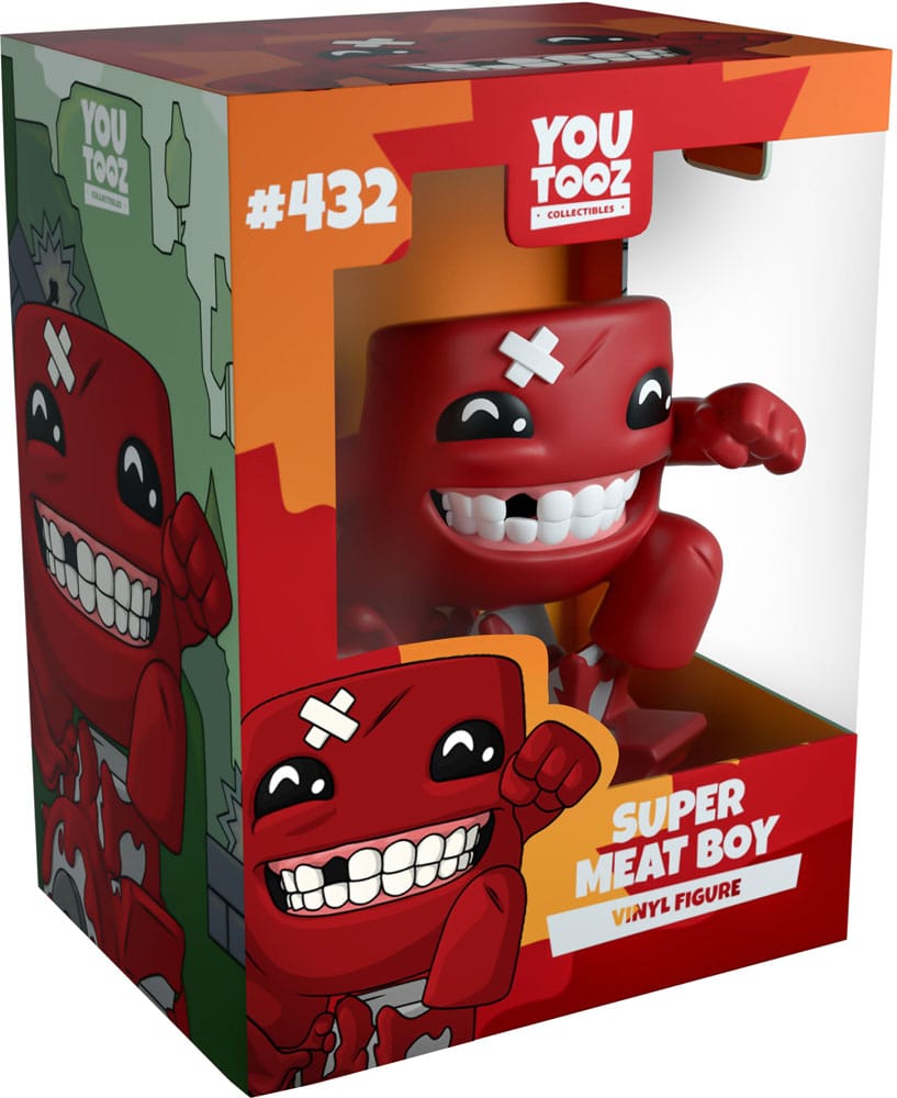 super meat boy vinyl figurine super meat boy youtooz