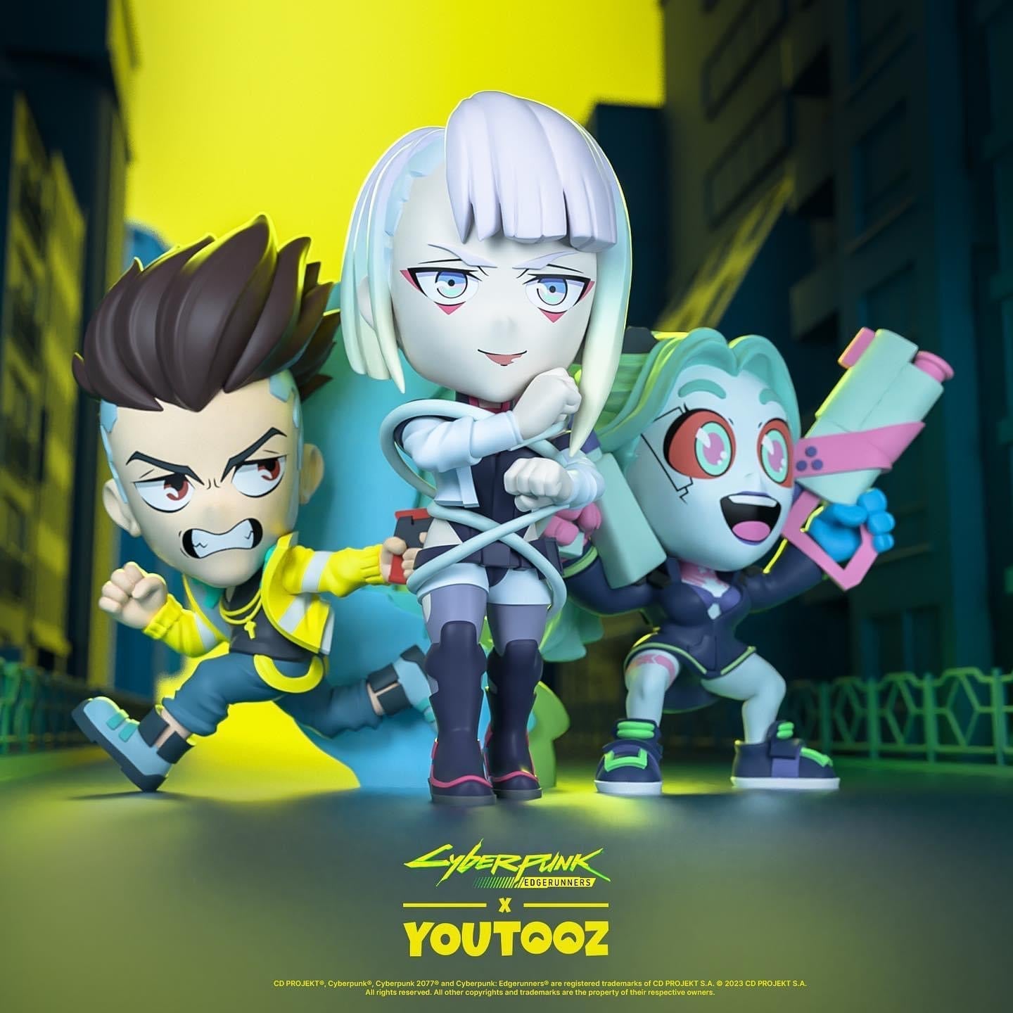 cyberpunk edge runners vinyl figurine david youtooz