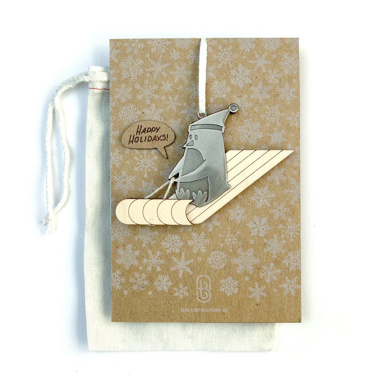 Pinguïn kerstdecoratie