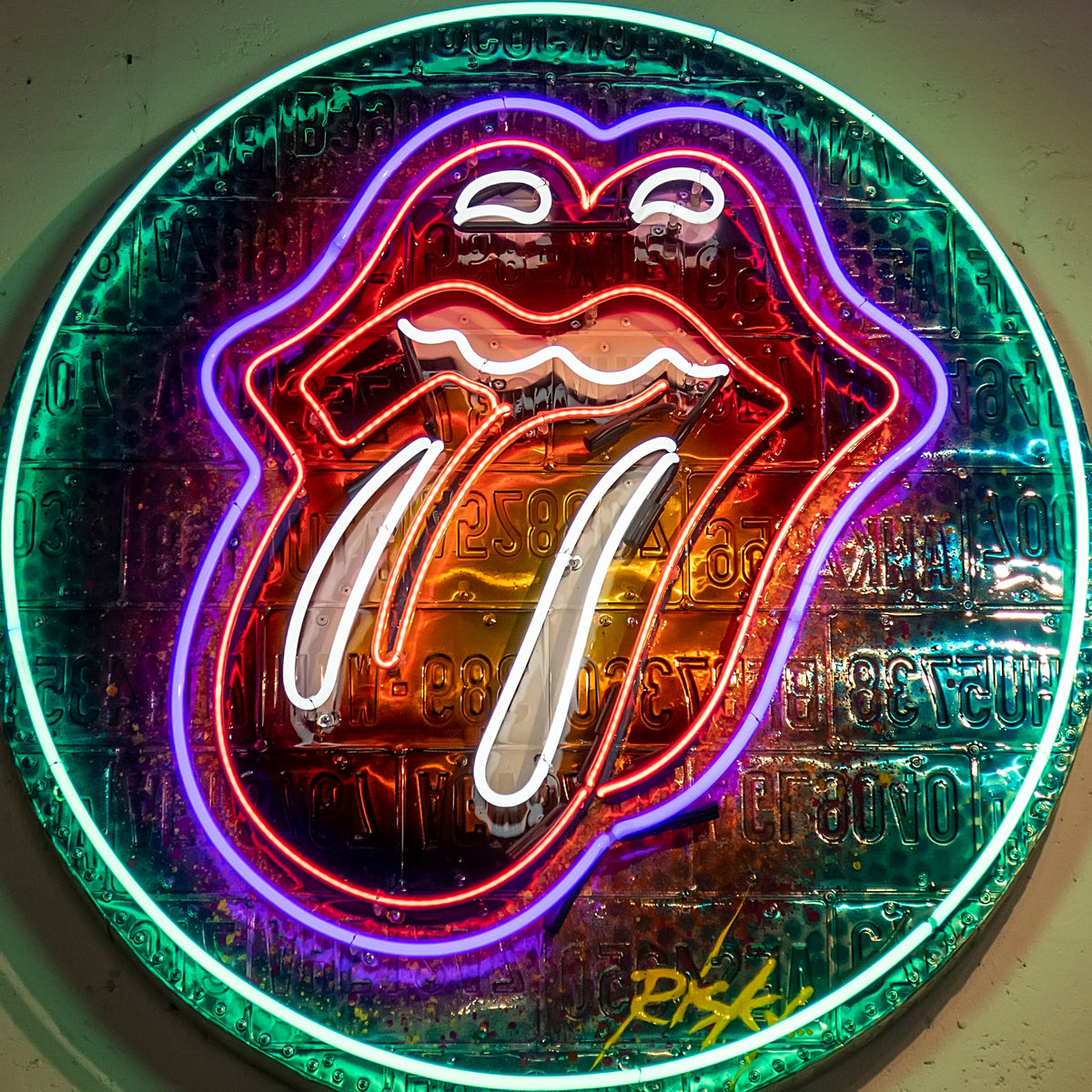 Logo van The Rolling Stones - Tongue and Lips