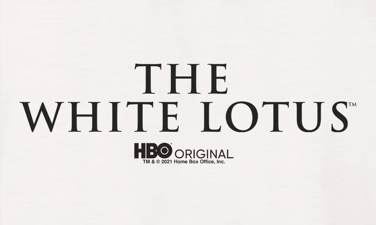 Officieel logo van The White Lotus - HBO