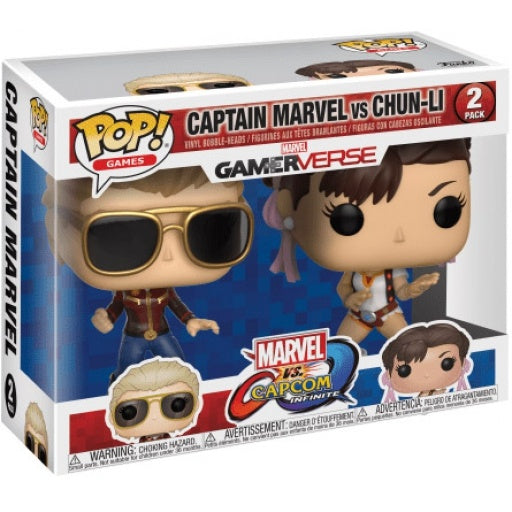 Captain Marvel versus Chun-Li 