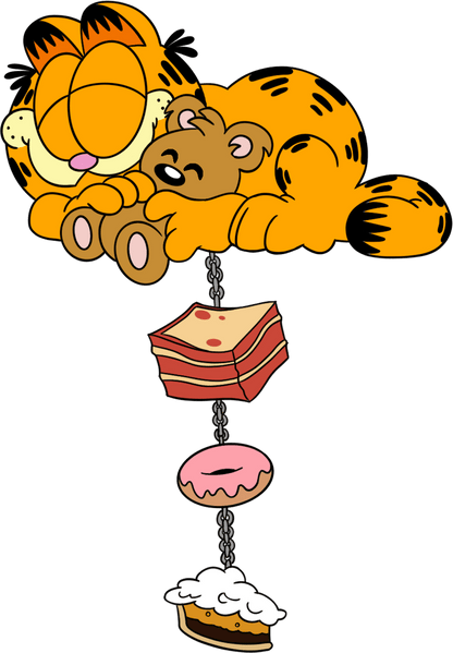 Garfield Dangle Pin