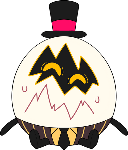 Nervous Egg Boi Sticker (6in)