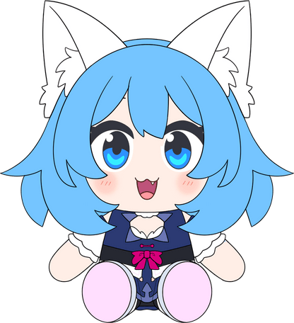 Wolfychu Plush (9in)