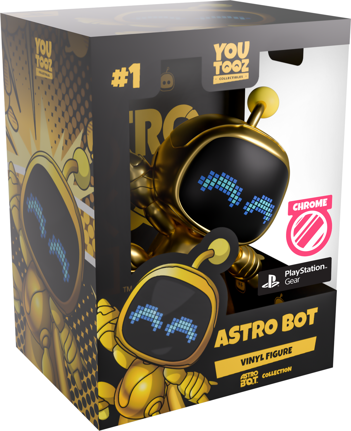 Chrome Gold Astro Bot