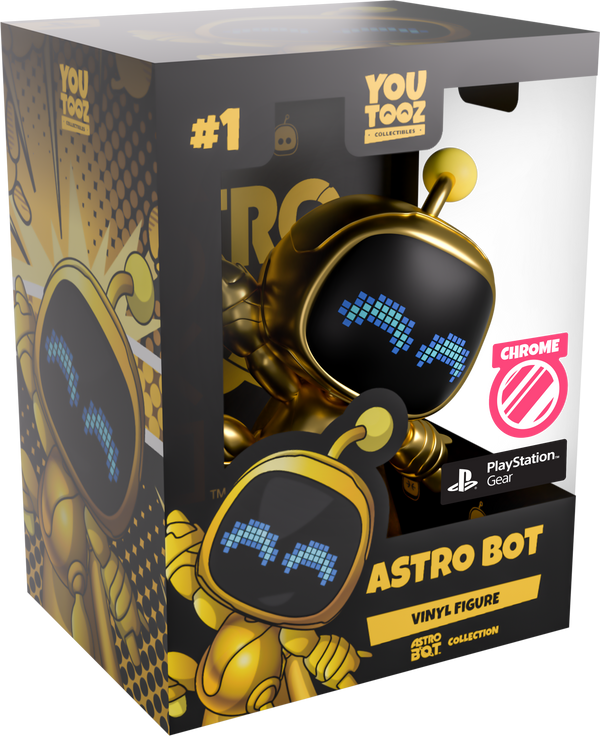 Chrome Gold Astro Bot