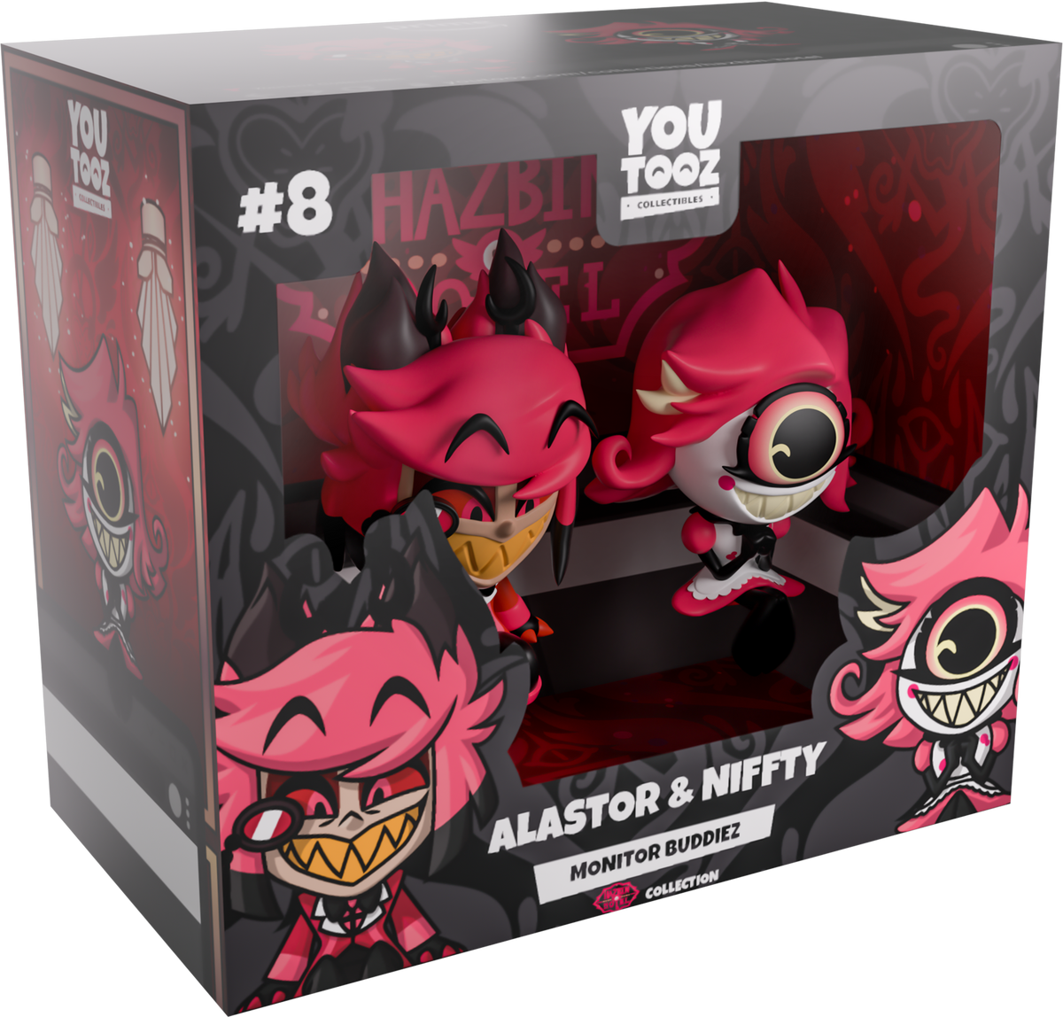 Alastor & Niffty Monitor Buddies