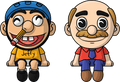 Figurines Monitor Buddiez Jeffy & Marvin