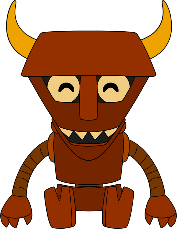 Robot Devil Plush (9in)