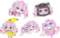 Set de pin's Chibidoki