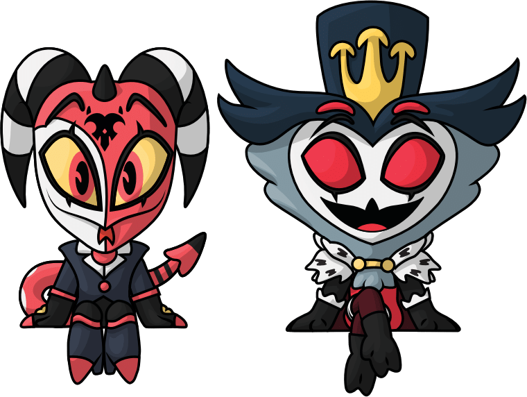 Blitzo & Stolas Monitor Buddies