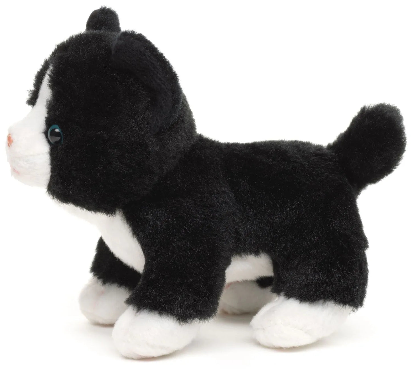 Standing Tuxedo Kitten Plush