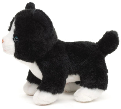 Standing Tuxedo Kitten Plush