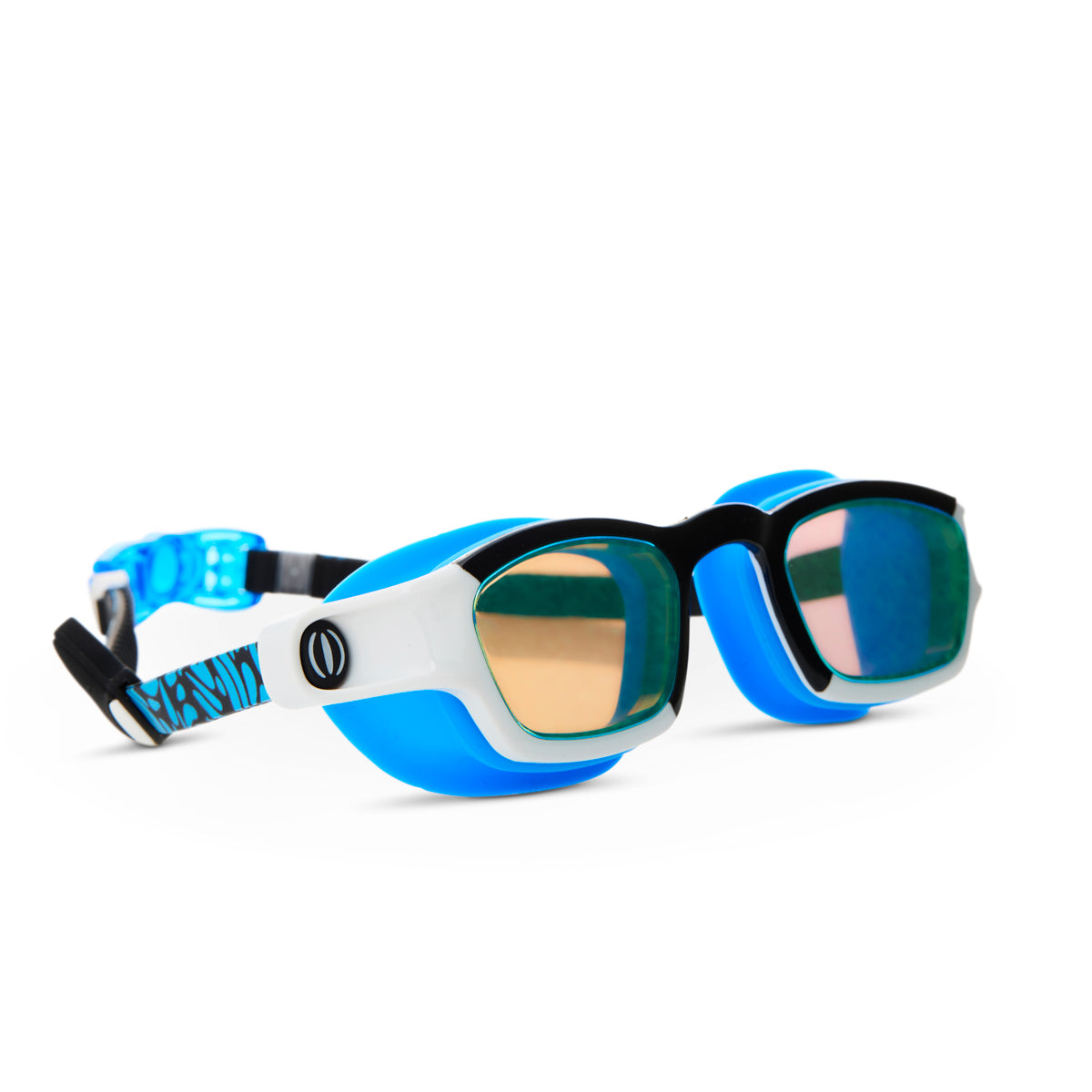 Phantom Surfer Shark Boy's Children's Swim Goggles with Small Fin