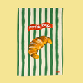 Oooh La La Croissant Keukenhanddoek