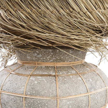 Lampe à poser Lipsi – Naturel et béton