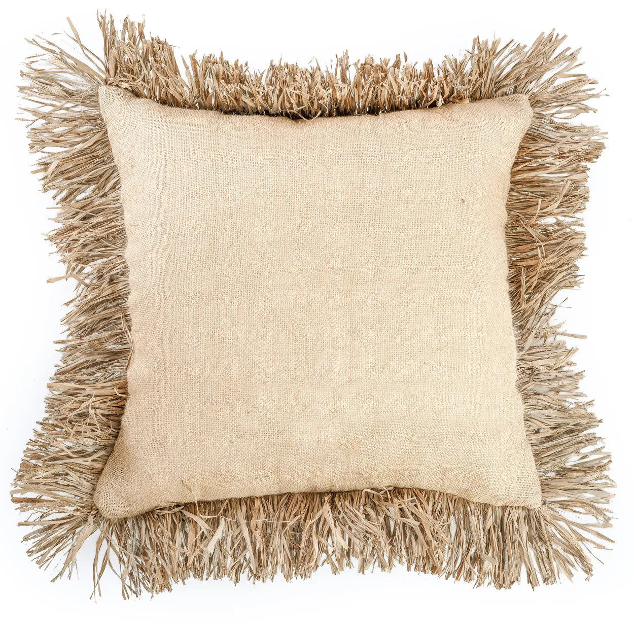 Housse de coussin Jute Bonita – Naturel 60 × 60 cm