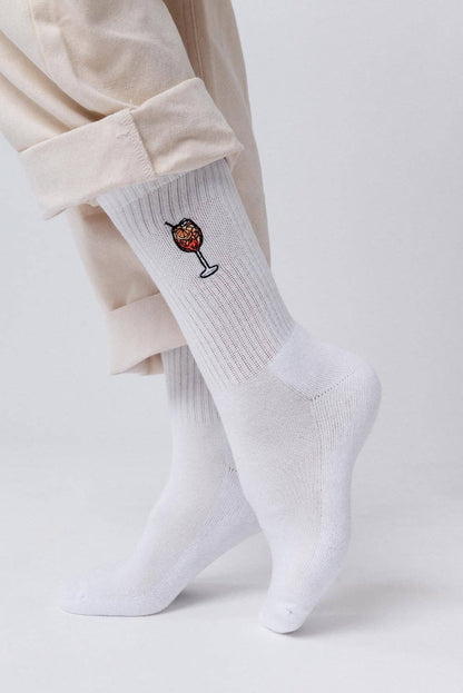 Spritz Embroidered Socks