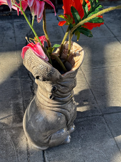 Small Hungry Hippo Vase