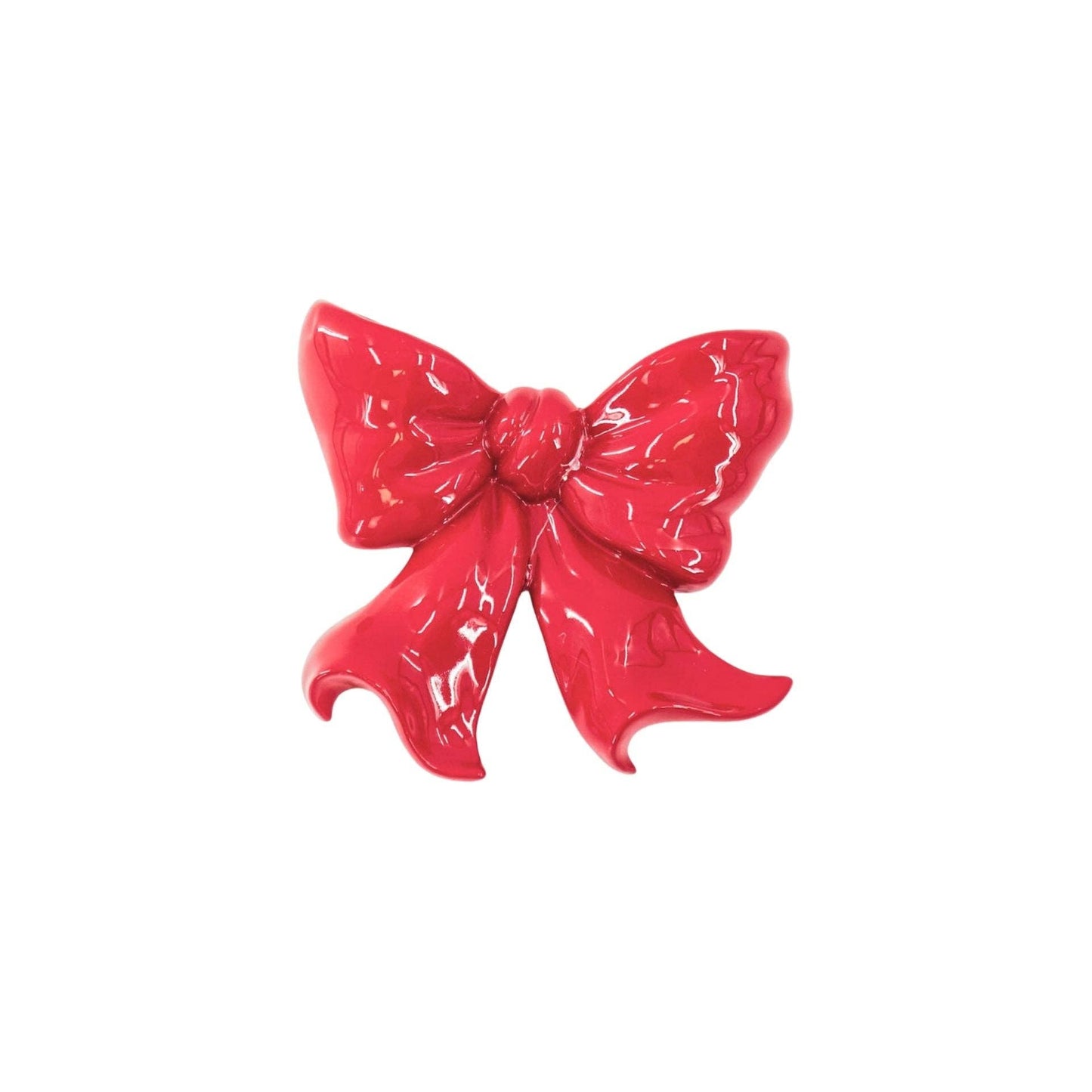 Wall vase - Arc wall vase - Ceramic - Red - 19x18.5x5.5 cm