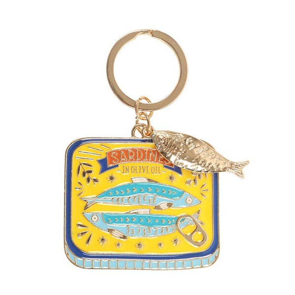 Sardine Can Keychain
