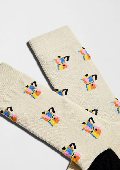 BeMokaPot - Chaussettes 100 % coton biologique