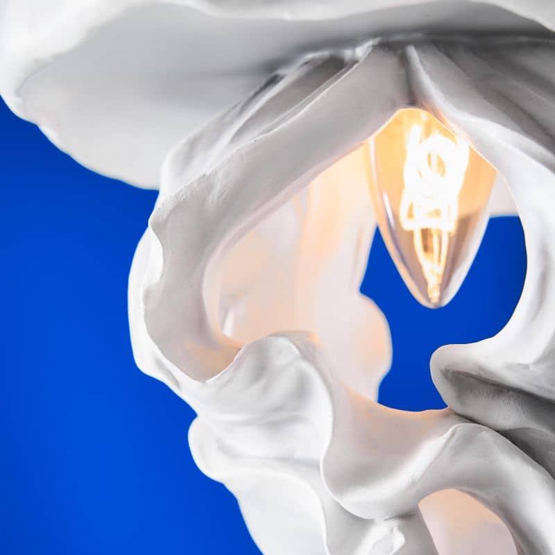 Plafonnier Ava, Blanc, 22,5 x 21,5 x 42 cm