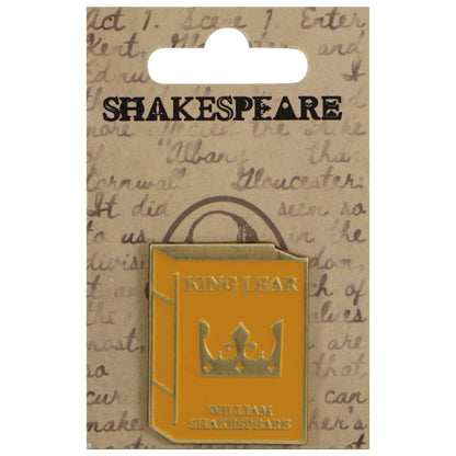 Pin badge - Shakespeare (King Lear)