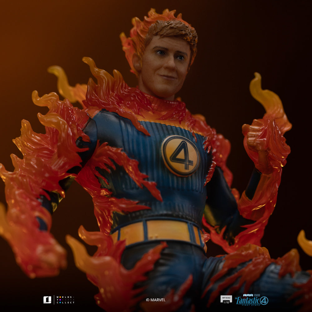 Human Torch (Blue Suit Variant) Statue - Fantastic Four - Art Scale 1/10 - The Fantastic Four