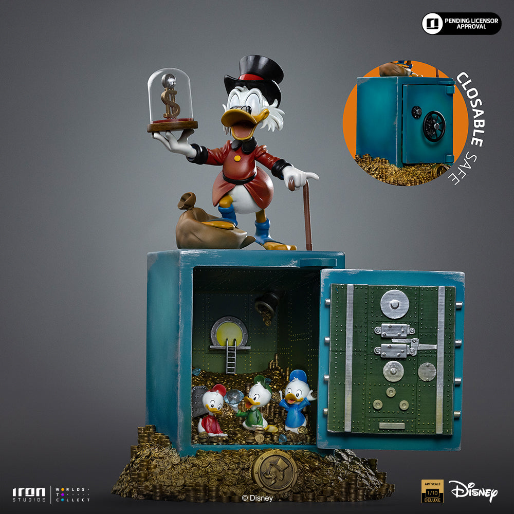Pre-Order - Uncle Scrooge McDuck and Nephews Statue - Duck Tales - Art Scale 1/10 - Iron Studios