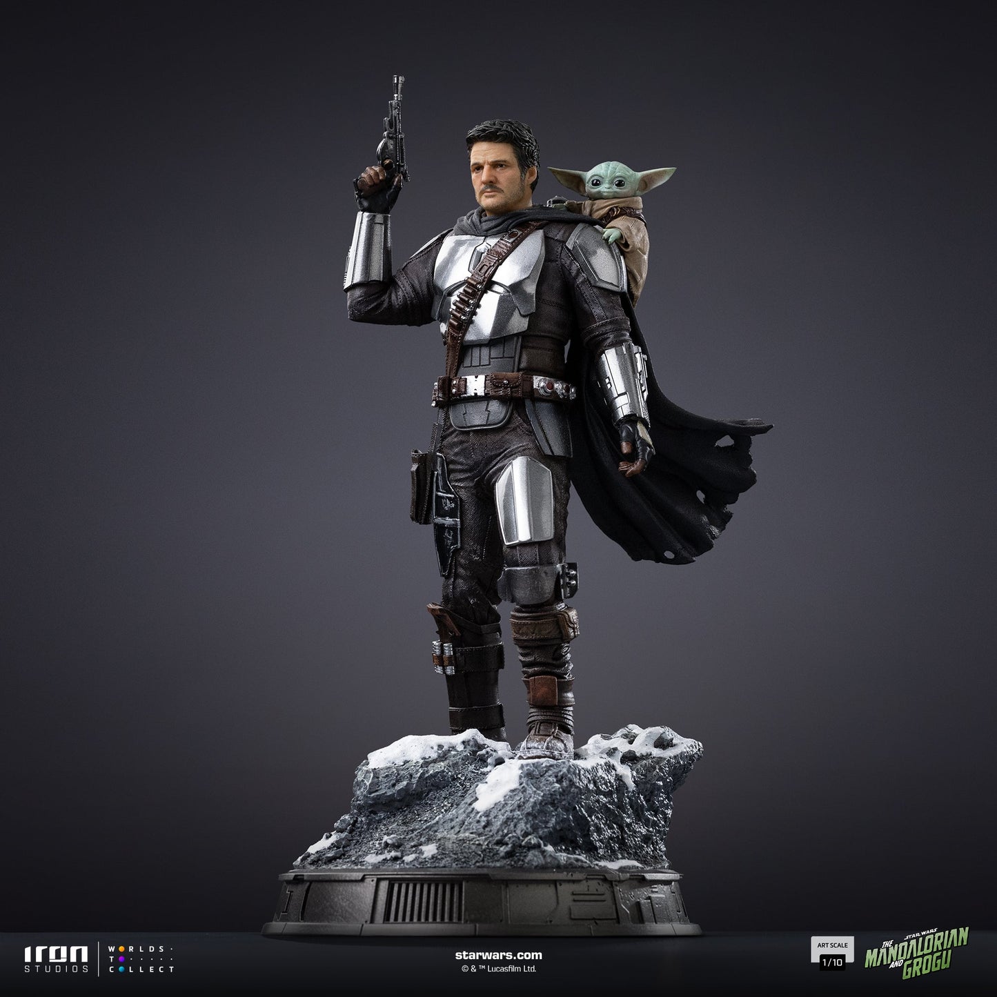 Pre-Order - Mandalorian and Grogu Statue - The Mandalorian and Grogu Movie - Art Scale 1/10 - Iron Studios