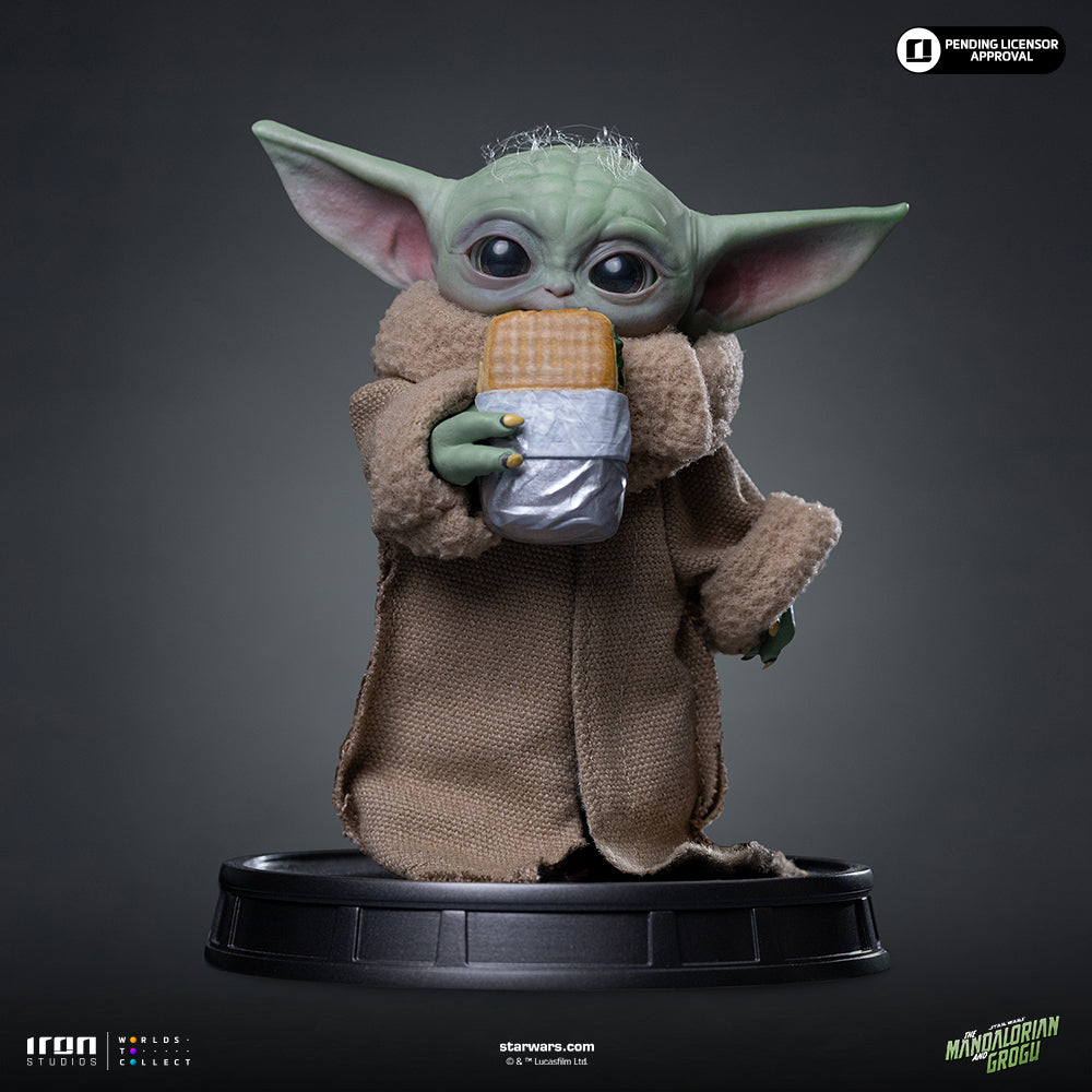 Grogu Food Cart Snack Statue - Mandalorian and Grogu Movie - Grogu Collection - The Mandalorian & Grogu