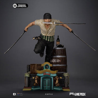 Pre-Order - Roronoa Zoro Statue - One Piece - Art Scale 1/10 - Iron Studios